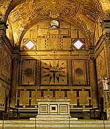 The altar in the apse of the Baptistery